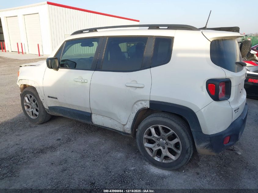 2018 Jeep Renegade Latitude Fwd VIN: ZACCJABB6JPH77101 Lot: 43966864