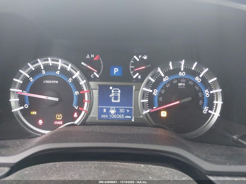 2018 Toyota 4Runner Limited VIN: JTEBU5JR3J5499514 Lot: 43966881