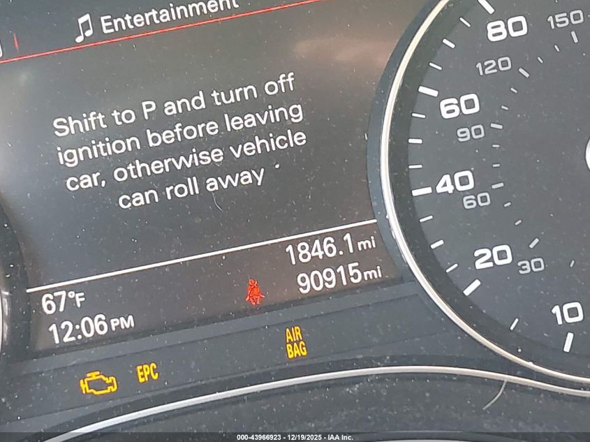 2016 Audi A6 2.0T Premium Plus VIN: WAUDFAFC2GN155523 Lot: 43966923