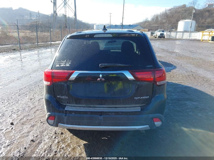 2018 Mitsubishi Outlander Es VIN: JA4AZ3A31JJ002737 Lot: 43966938