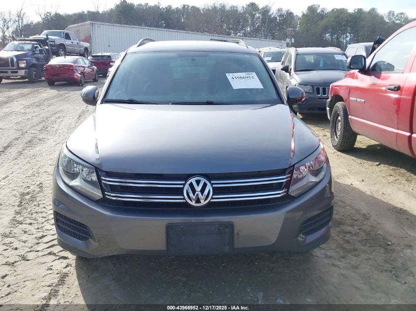 2015 Volkswagen Tiguan Se VIN: WVGAV7AX7FW606987 Lot: 43966952