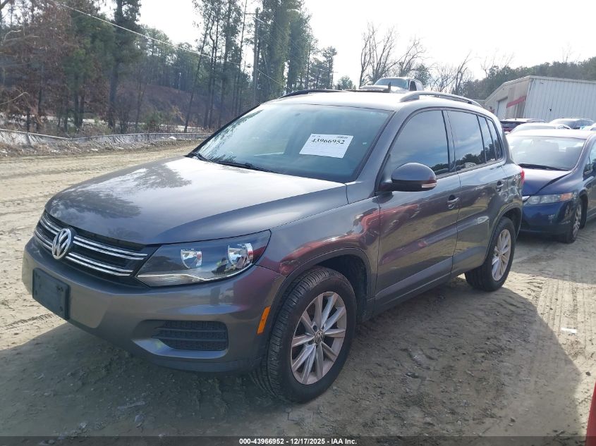 2015 Volkswagen Tiguan Se VIN: WVGAV7AX7FW606987 Lot: 43966952