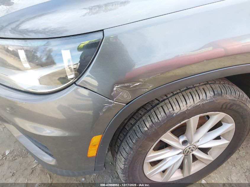 2015 Volkswagen Tiguan Se VIN: WVGAV7AX7FW606987 Lot: 43966952