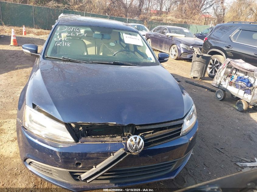 2012 Volkswagen Jetta 2.5L Se VIN: 3VWDP7AJ9CM469227 Lot: 43966954