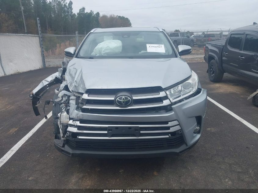 2019 Toyota Highlander Xle VIN: 5TDKZRFH6KS552635 Lot: 43966967