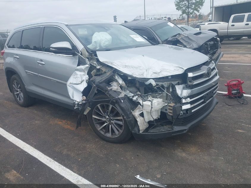 2019 Toyota Highlander Xle VIN: 5TDKZRFH6KS552635 Lot: 43966967