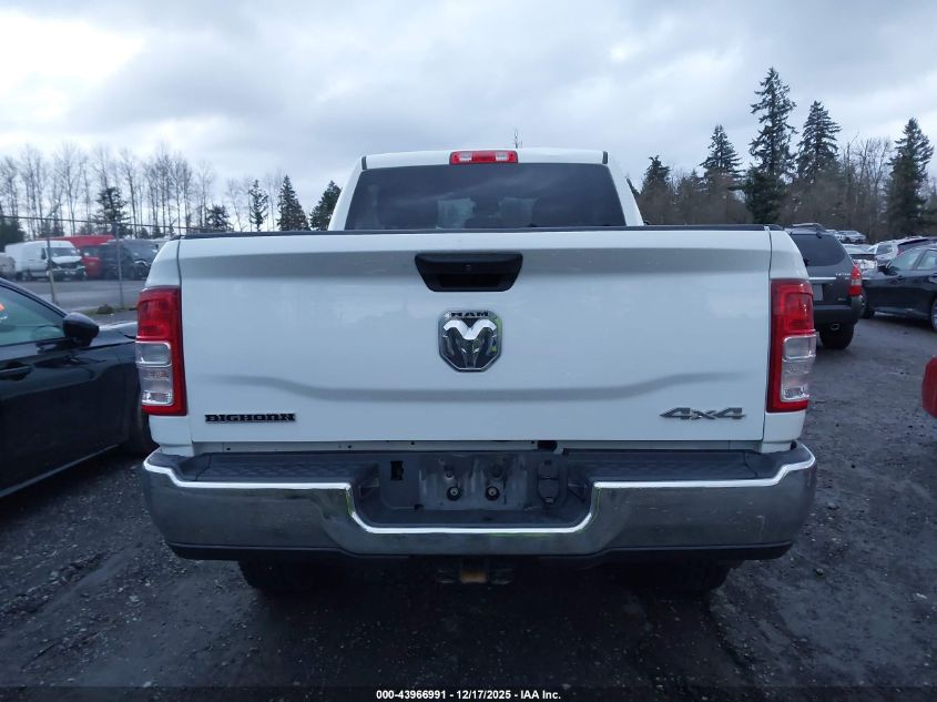 2024 Ram 2500 Big Horn 4X4 6'4 Box VIN: 3C6UR5DL4RG336372 Lot: 43966991