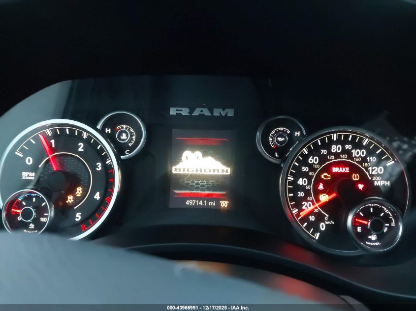 2024 Ram 2500 Big Horn 4X4 6'4 Box VIN: 3C6UR5DL4RG336372 Lot: 43966991