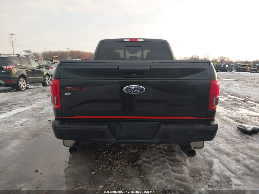 2016 Ford F-150 Lariat VIN: 1FTFW1EG0GFC45960 Lot: 43966992