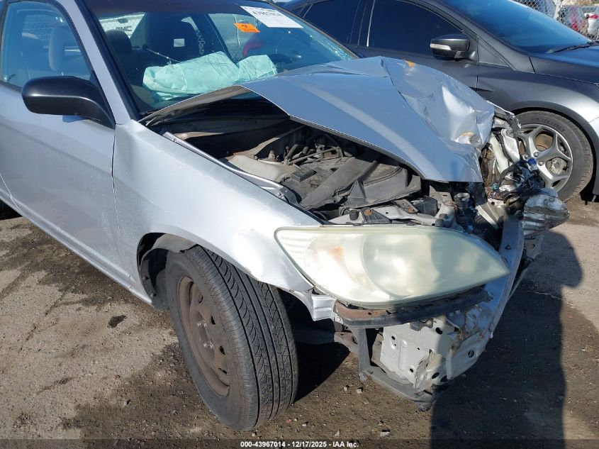 2005 Honda Civic Vp VIN: 1HGEM22165L039582 Lot: 43967014