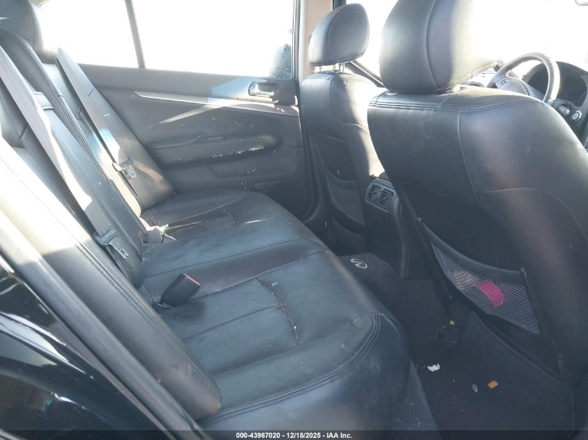 2010 Infiniti G37X VIN: JN1CV6AR9AM255001 Lot: 43967020