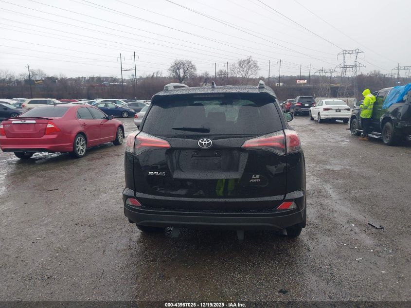 2018 Toyota Rav4 Le VIN: 2T3BFREV5JW810950 Lot: 43967025