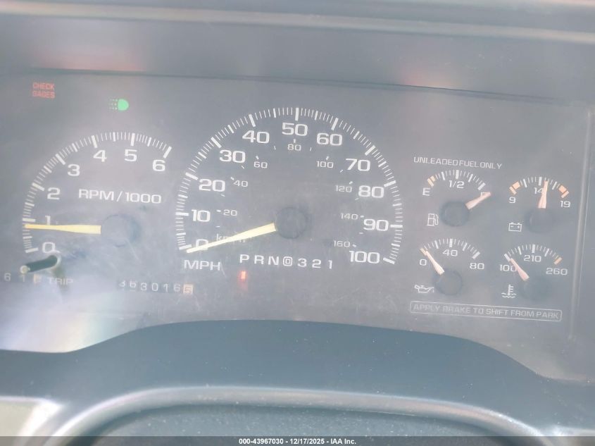 1998 Chevrolet K1500 Fleetside VIN: 1GCEK19R5WR147846 Lot: 43967030