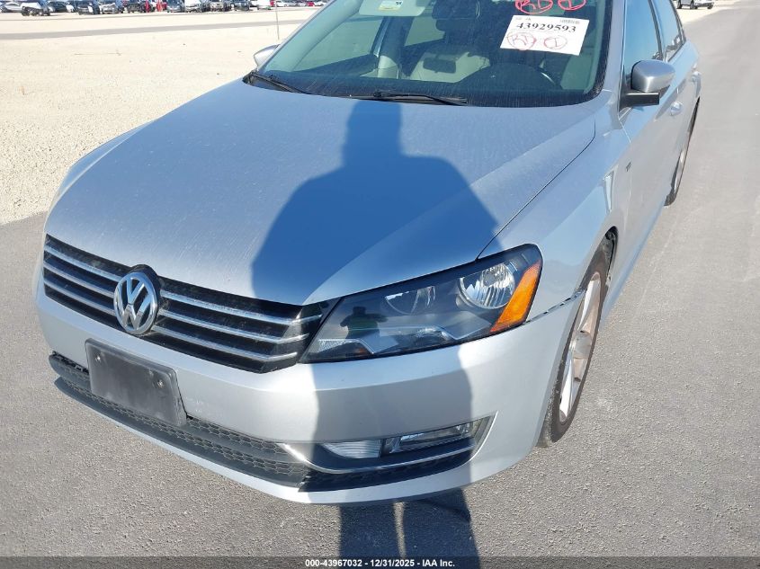 2015 Volkswagen Passat 1.8T Limited Edition VIN: 1VWAS7A36FC108823 Lot: 43967032