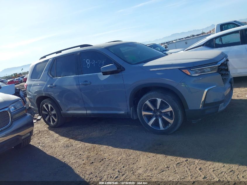 2023 Honda Pilot 2Wd Touring VIN: 5FNYG2H71PB011399 Lot: 43967046