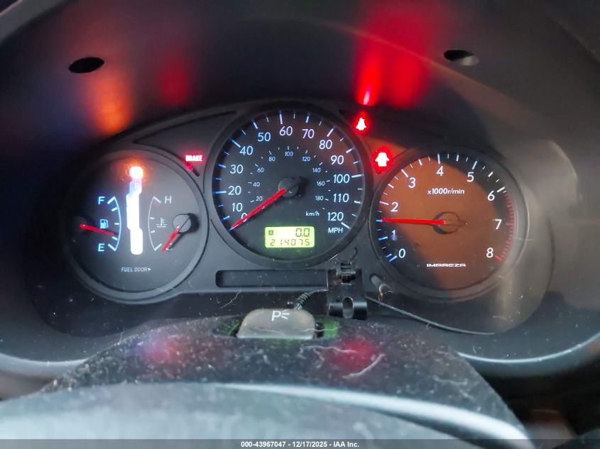 2005 Subaru Impreza 2.5Rs VIN: JF1GG67585H805922 Lot: 43967047