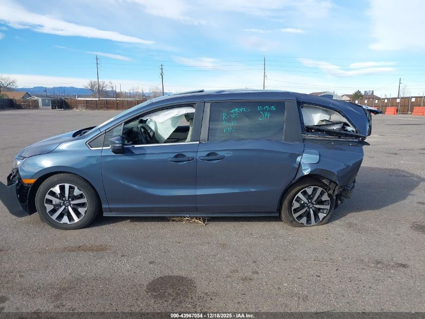2025 Honda Odyssey Ex-L VIN: 5FNRL6H61SB056964 Lot: 43967054