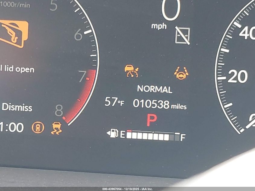 2025 Honda Odyssey Ex-L VIN: 5FNRL6H61SB056964 Lot: 43967054