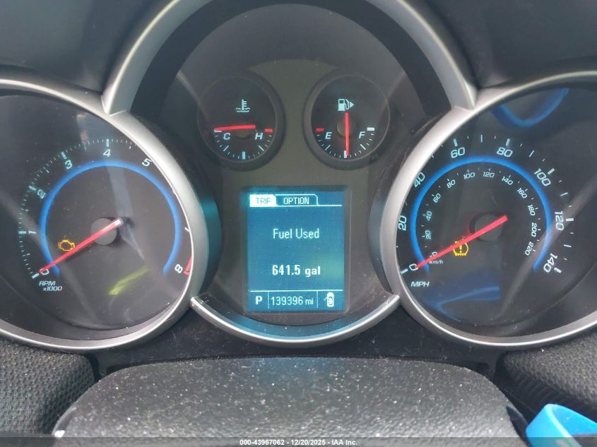 2015 Chevrolet Cruze 1Lt Auto VIN: 1G1PC5SB7F7192382 Lot: 43967062