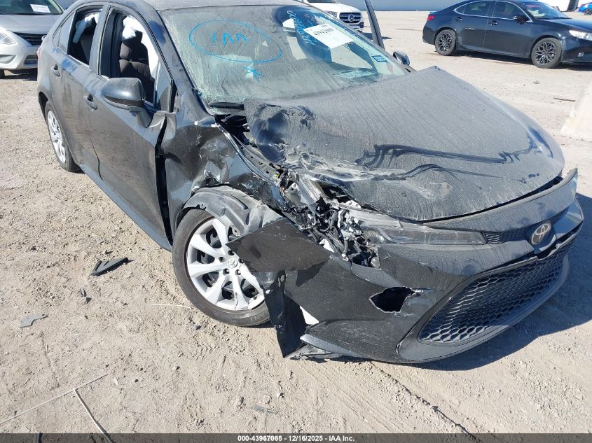 2022 Toyota Corolla Le VIN: 5YFEPMAE4NP323080 Lot: 43967065