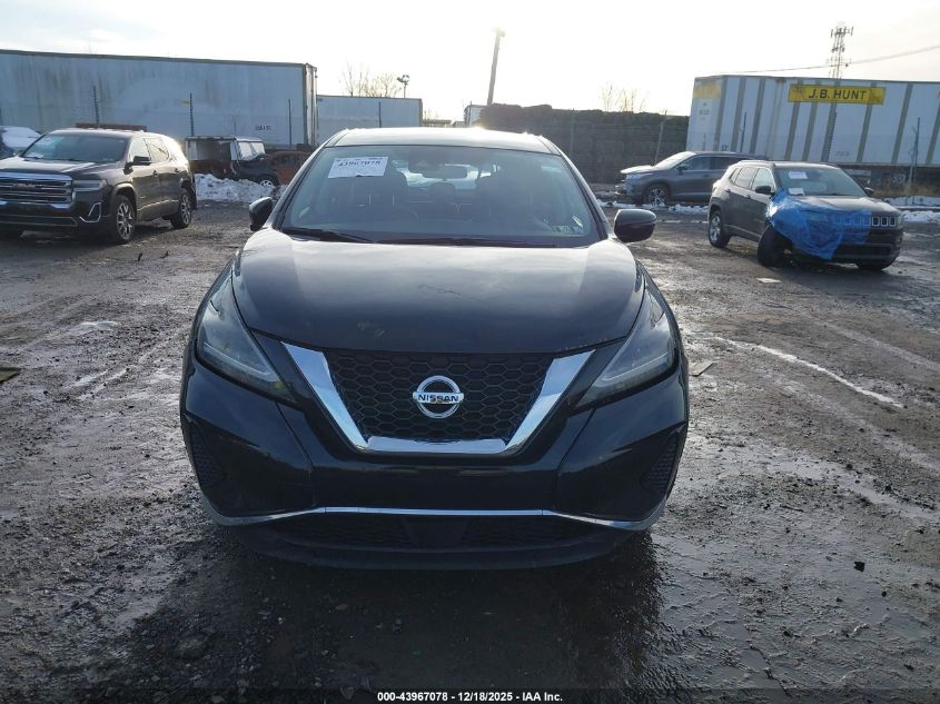 2020 Nissan Murano S Fwd VIN: 5N1AZ2AJ0LN143272 Lot: 43967078