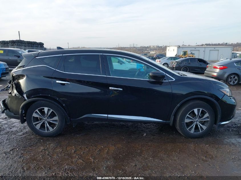 2020 Nissan Murano S Fwd VIN: 5N1AZ2AJ0LN143272 Lot: 43967078