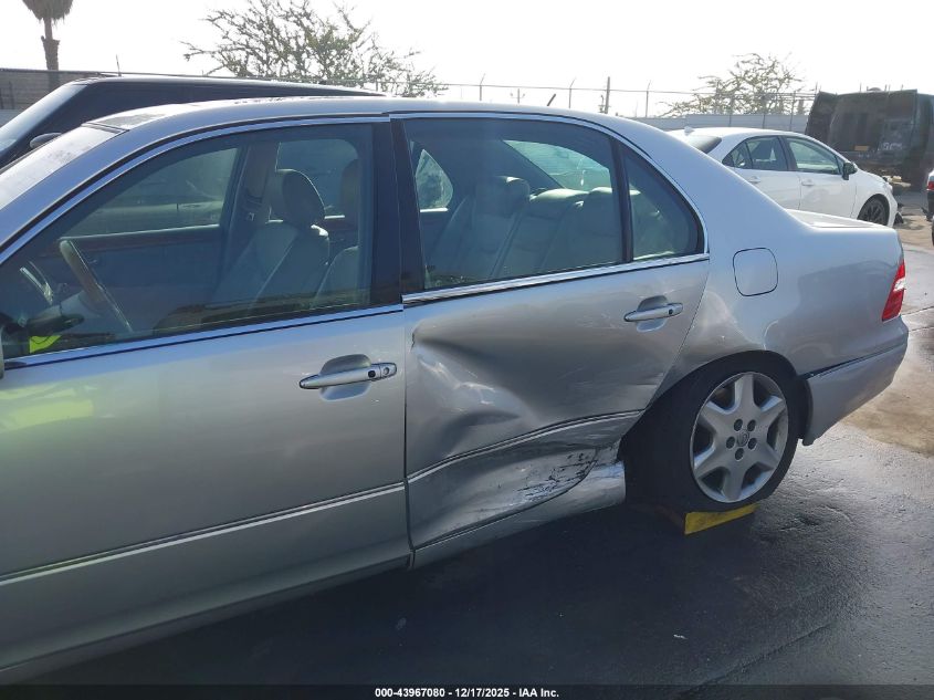 2004 Lexus Ls 430 VIN: JTHBN36F140165339 Lot: 43967080