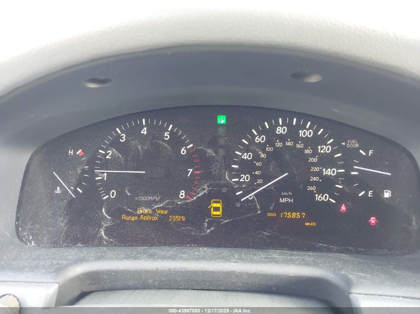 2004 Lexus Ls 430 VIN: JTHBN36F140165339 Lot: 43967080