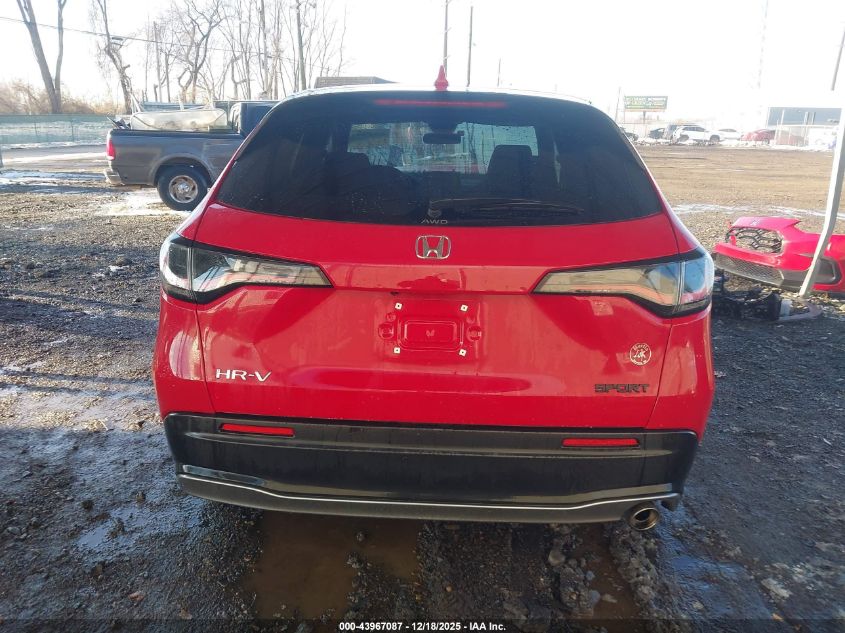 2024 Honda Hr-V Awd Sport/Awd Sport W/O Bsi VIN: 3CZRZ2H56RM753352 Lot: 43967087