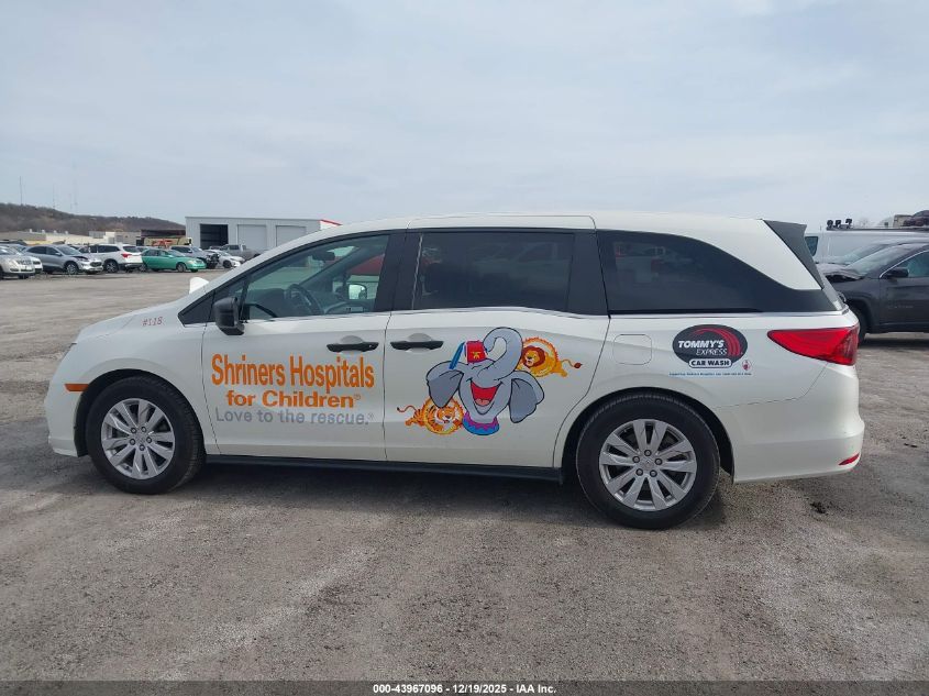 2019 Honda Odyssey Lx VIN: 5FNRL6H29KB065795 Lot: 43967096