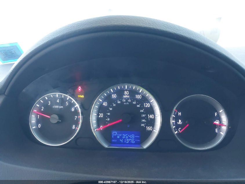 2010 Hyundai Sonata Gls VIN: 5NPET4AC9AH650639 Lot: 43967107