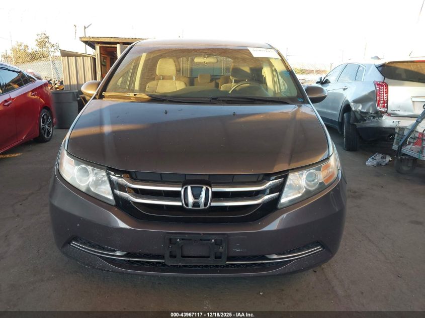 2014 Honda Odyssey Ex VIN: 5FNRL5H42EB050202 Lot: 43967117
