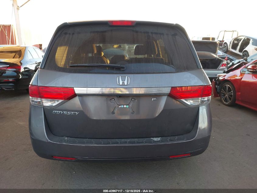 2014 Honda Odyssey Ex VIN: 5FNRL5H42EB050202 Lot: 43967117