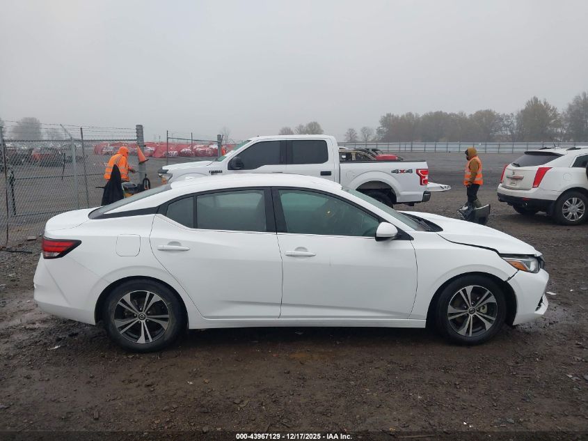 2021 Nissan Sentra Sv Xtronic Cvt VIN: 3N1AB8CV2MY210568 Lot: 43967129