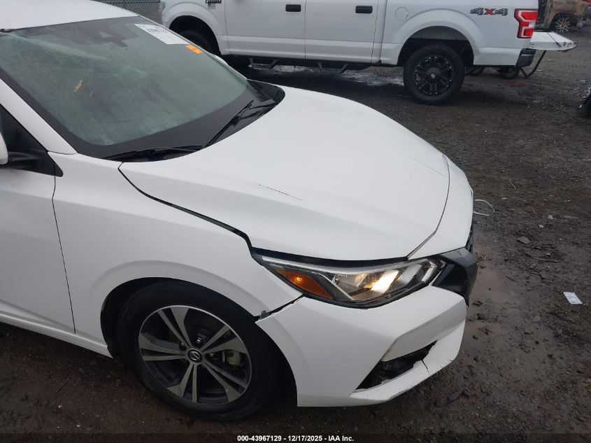 2021 Nissan Sentra Sv Xtronic Cvt VIN: 3N1AB8CV2MY210568 Lot: 43967129