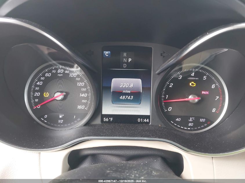 2017 Mercedes-Benz Glc 300 VIN: WDC0G4JB6HV010317 Lot: 43967147