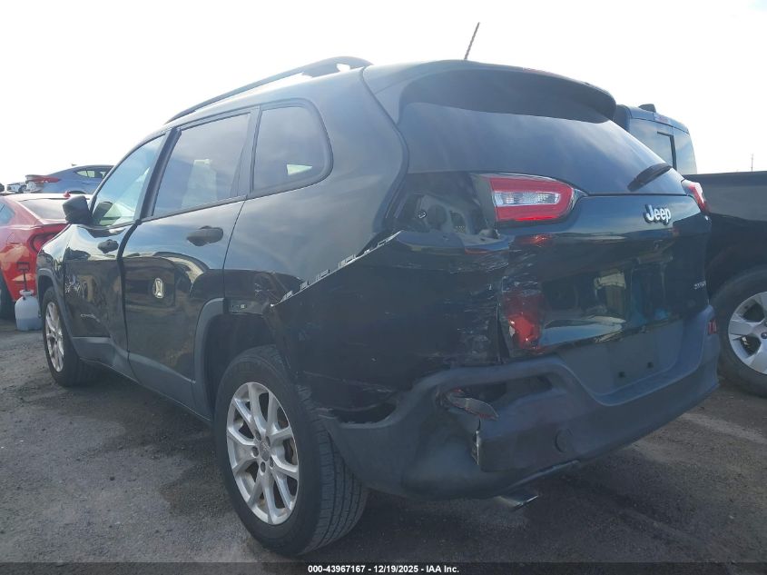 2016 Jeep Cherokee Sport VIN: 1C4PJLAB4GW177350 Lot: 43967167