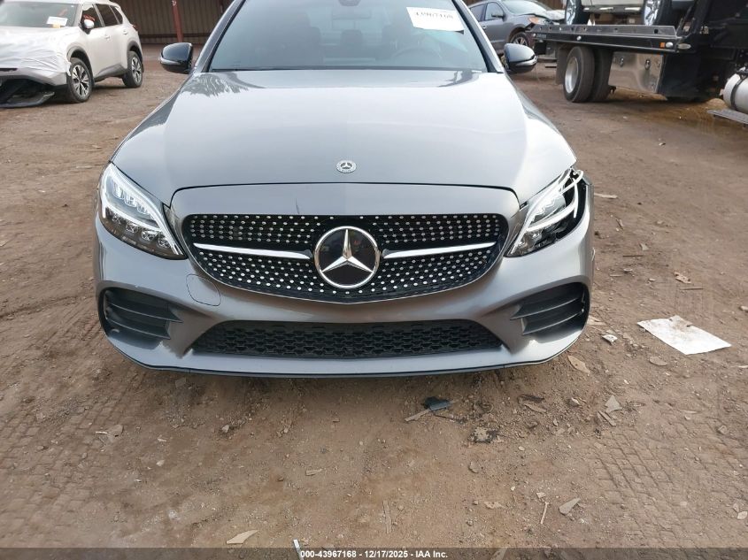 2019 Mercedes-Benz C 300 VIN: 55SWF8DB6KU322647 Lot: 43967168