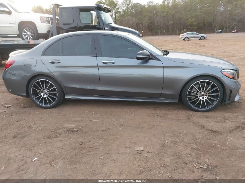 2019 Mercedes-Benz C 300 VIN: 55SWF8DB6KU322647 Lot: 43967168