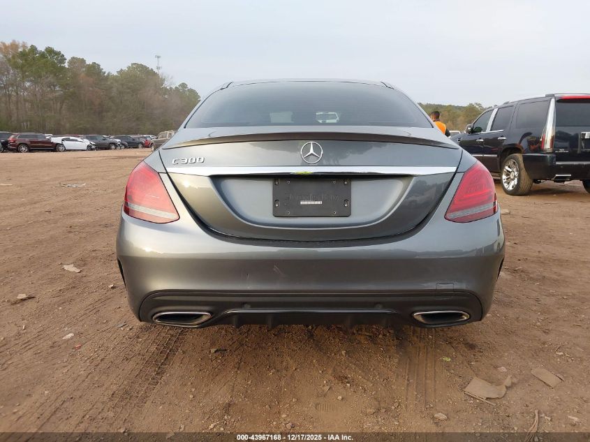 2019 Mercedes-Benz C 300 VIN: 55SWF8DB6KU322647 Lot: 43967168