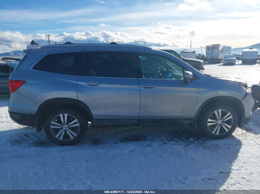 2016 Honda Pilot Ex-L VIN: 5FNYF6H80GB023210 Lot: 43967171
