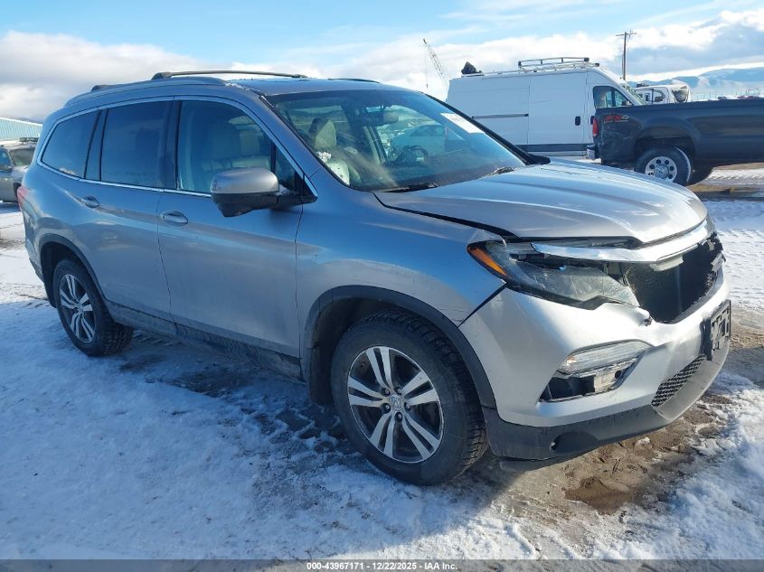 2016 Honda Pilot Ex-L VIN: 5FNYF6H80GB023210 Lot: 43967171
