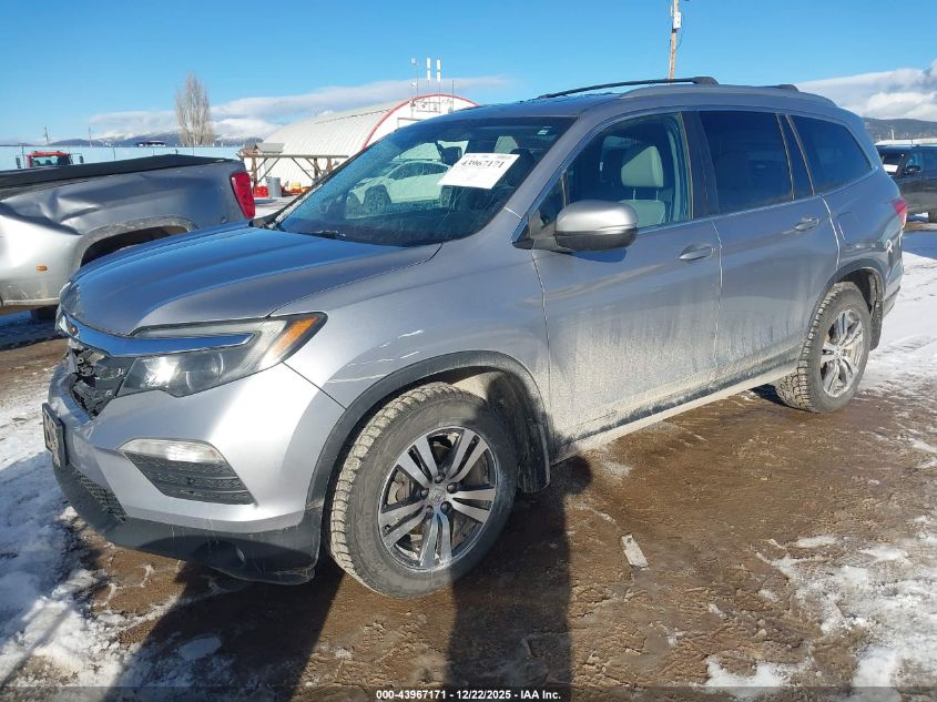 2016 Honda Pilot Ex-L VIN: 5FNYF6H80GB023210 Lot: 43967171