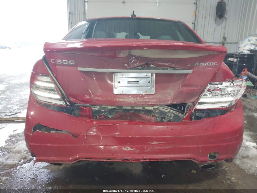 2014 Mercedes-Benz C 300 Sport 4Matic VIN: WDDGF8ABXER314615 Lot: 43967174