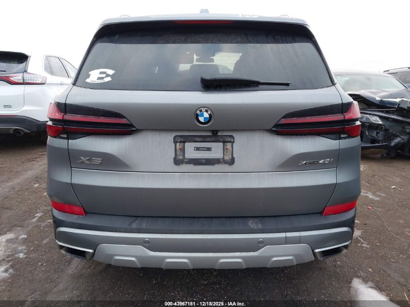 2024 BMW X5 xDrive40I VIN: 5UX23EU0XR9U62564 Lot: 43967181