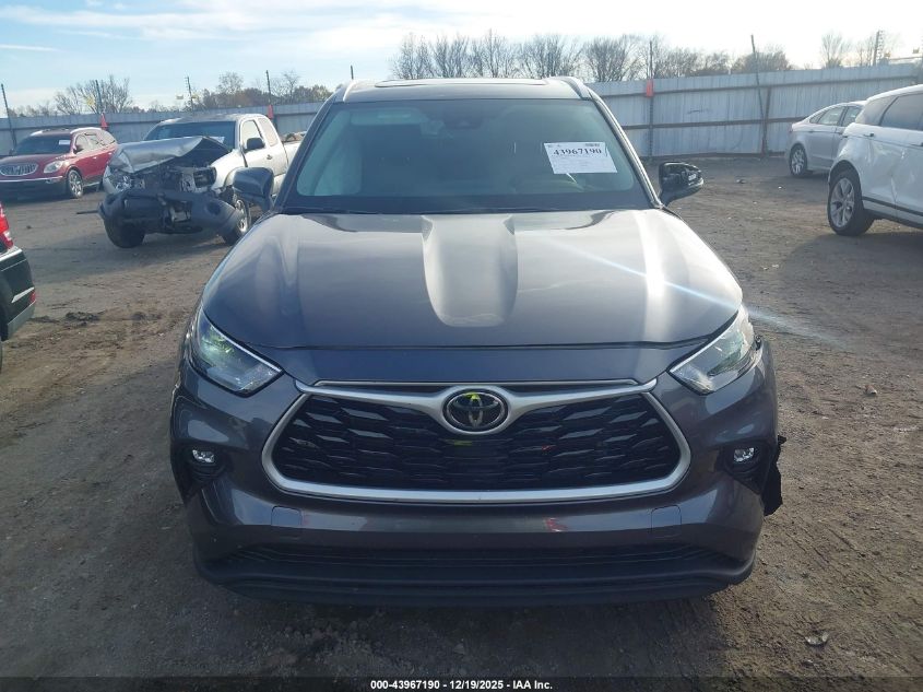 2022 Toyota Highlander Xle VIN: 5TDGZRBH9NS235657 Lot: 43967190