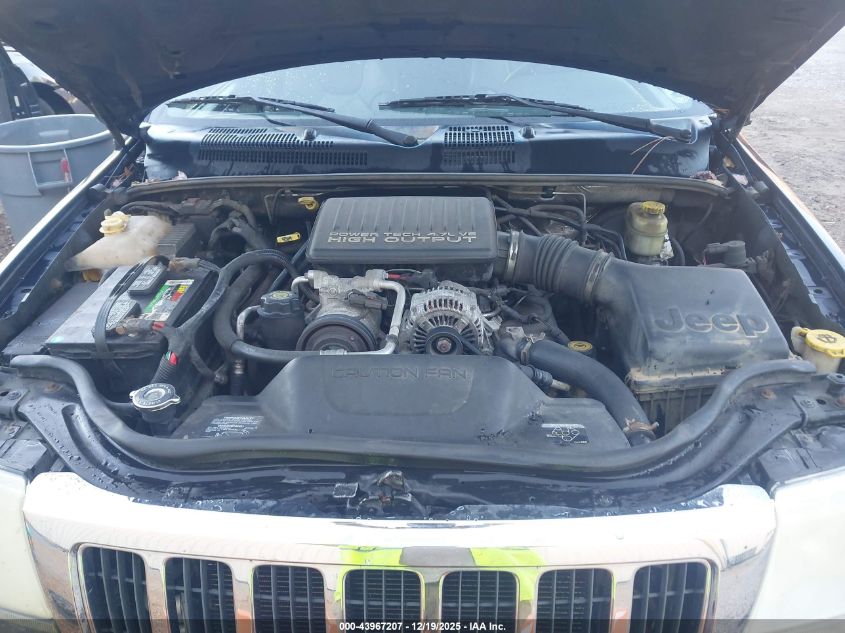 2004 Jeep Grand Cherokee Overland VIN: 1J8GW68J14C370724 Lot: 43967207