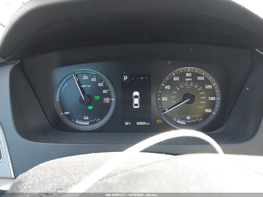 2016 Hyundai Sonata Hybrid Se VIN: KMHE24L11GA016462 Lot: 43967217