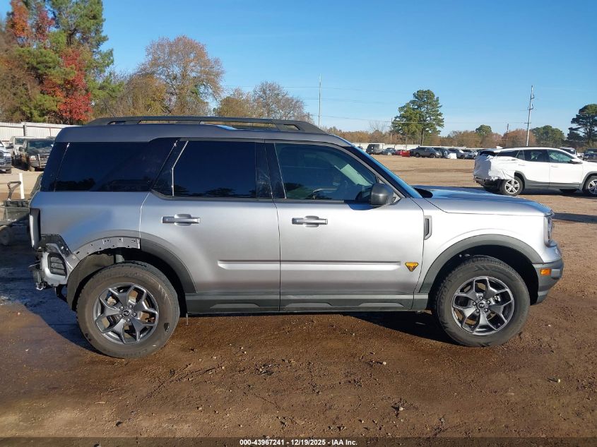 2021 Ford Bronco Sport Badlands VIN: 3FMCR9D99MRA51529 Lot: 43967241