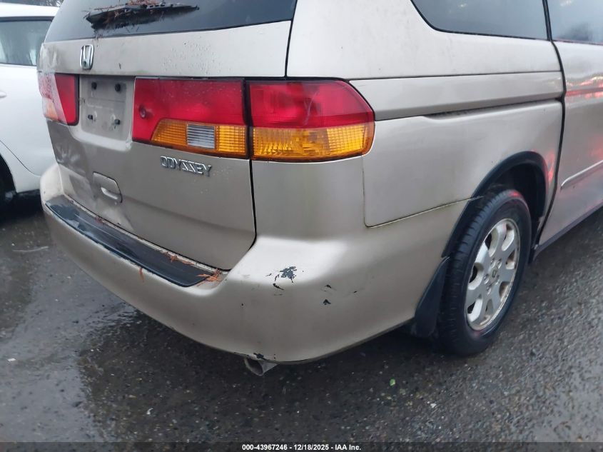 2002 Honda Odyssey Ex VIN: 2HKRL186X2H587407 Lot: 43967246